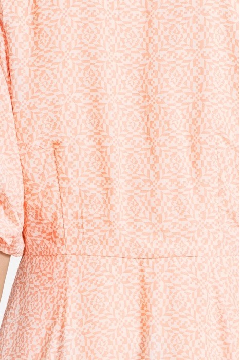 V-NECK S/S FLOWY SHIRT DRESS COMBO D 5