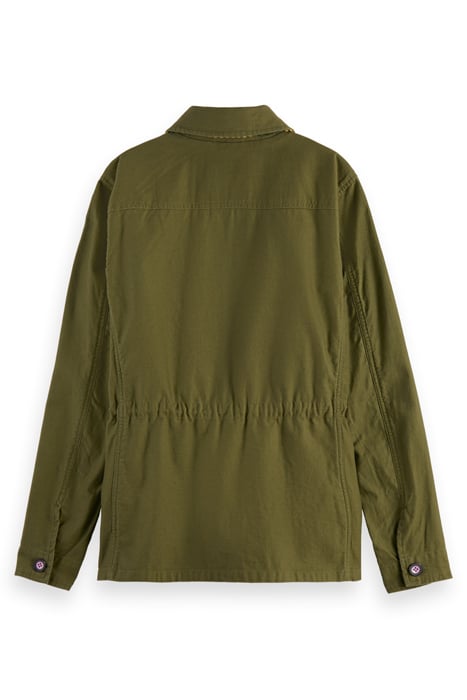 WORKWEAR JACKET IN ORGANIC COTTON ARMY GREEN 9