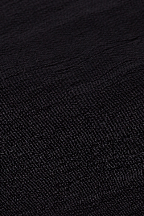 LONG-SLEEVE DRAPED DRESS WITH SLIT DETAIL BLACK 7