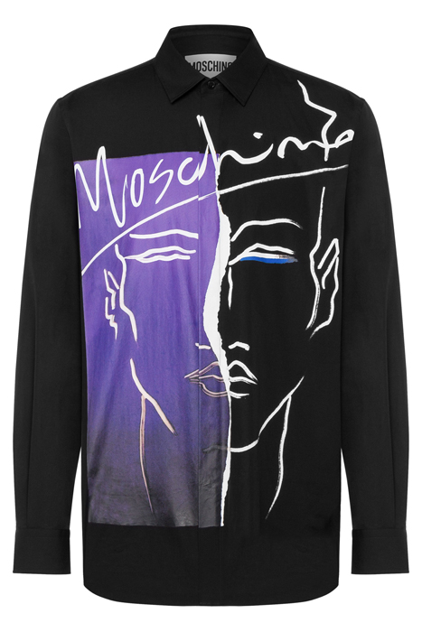 TONY VIRAMONTES ARCHIVE POPLIN SHIRT BLACK 3