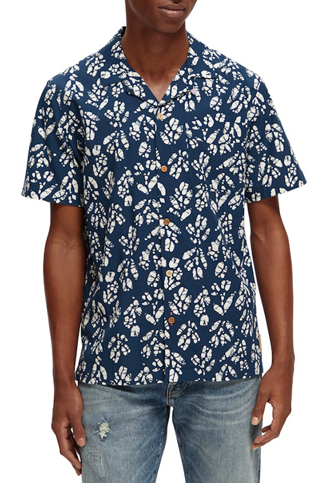 ALLOVER PRINTED SHORT-SLEEVED CAMP SHIRT COMBO D 2