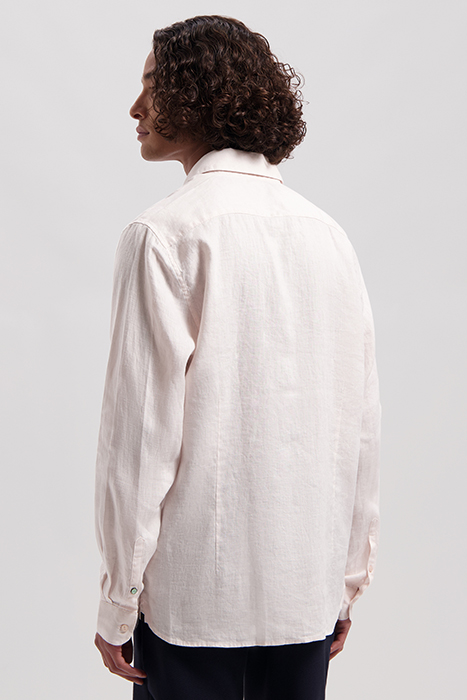 BASIC SHIRT LINEN PEARL 2
