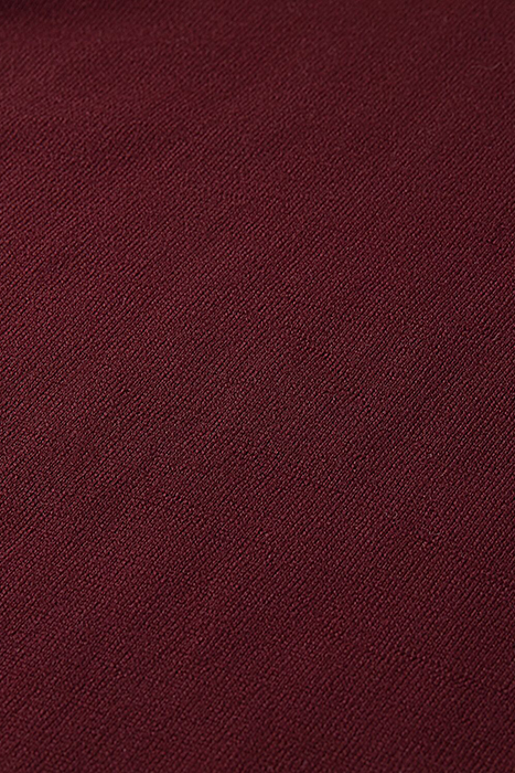 ESSENTIALS - MERINO WOOL LOGO CREWNECK PULLOVER BORDEAUX MEL 3