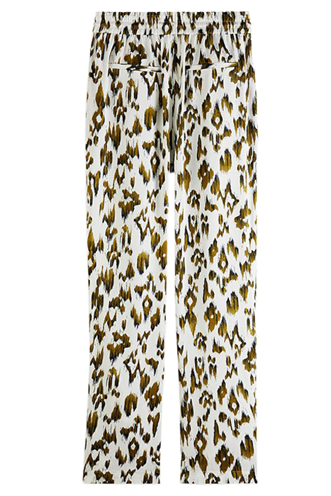 NINA - MID-RISE TAPERED JOGGER BRUSHED IKAT ARMY GREEN 2