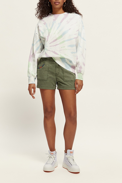 COTTON IN CONVERSION TIE-DYE OVERSIZED SWEATER TIE DYE 4