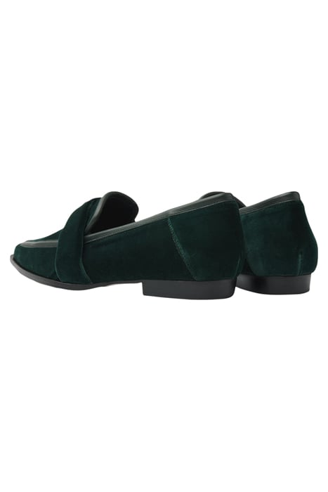 DELPHINE LOAFER DK GREEN VELVET 2