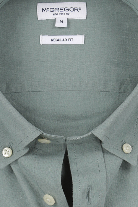 COTTON LINEN SHIRT SAGE 4