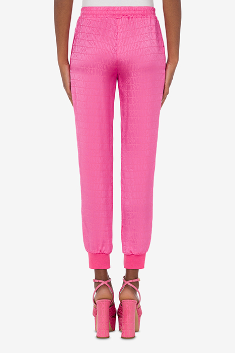 JOGGING IN TWILL ALLOVER LOGO FUCSIA 2