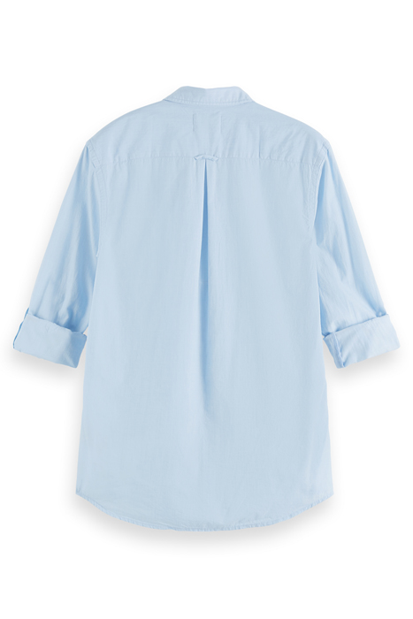 REGULAR-FIT POPLIN SHIRT WITH SLEEVE ROLL-UP COMBO C 7