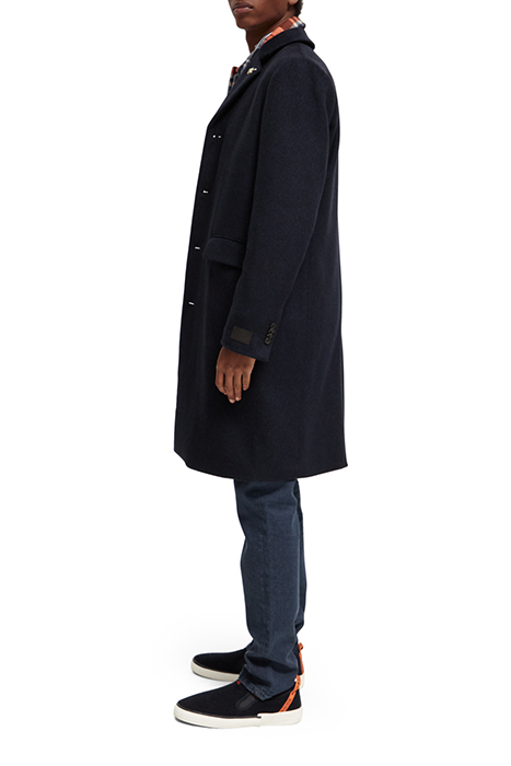 CLASSIC WOOL BLEND OVERCOAT NIGHT 6