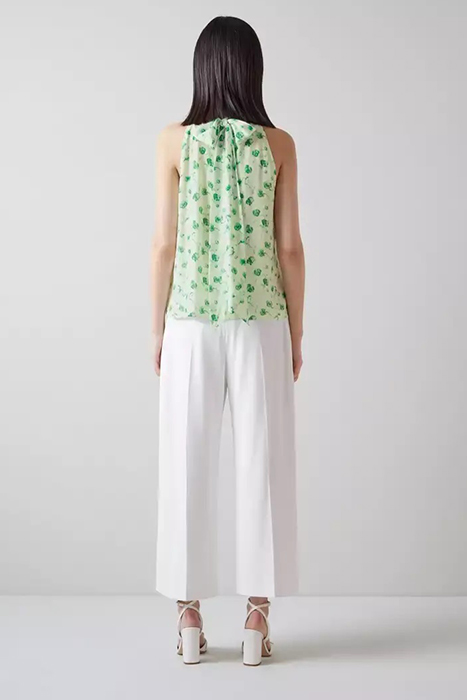 FRINK TANKS & CAMI GREEN/CREAM 2