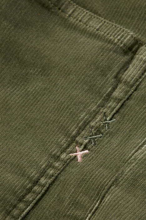 REGULAR SLIM RALSTON CORDUROY JEANS IN ORGANIC COTTON ARMY 9