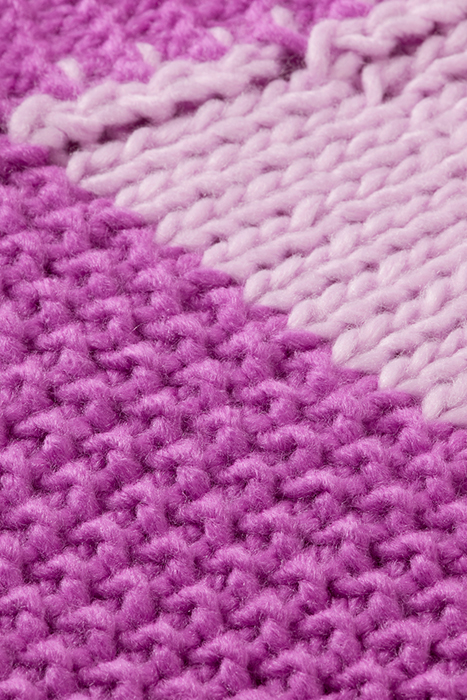 KNITTED COLOURBLOCK CARDIGAN DISCO PINK 6