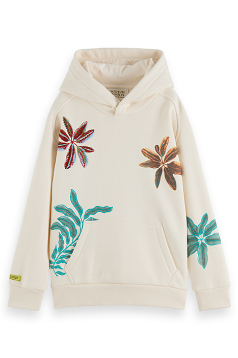 OVERSIZED FIT PLACED ARTWORK HOODIE CONTAINS ORGANIC COTTON  4