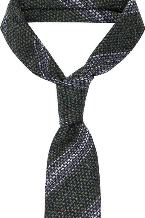 GREEN STRIPED TIE GREEN 2