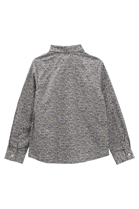 BOY'S GREEN LIBERTY MICRO FLOWER SHIRT 2