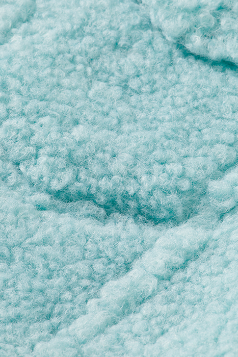 BOXY-FIT BONDED TEDDY TRUCKER JACKET ACOUSTIC BLUE 10