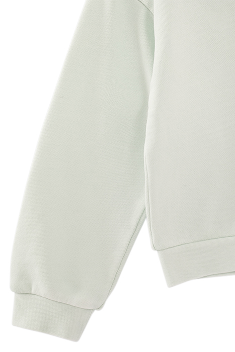 GIRLS’ AQUA GREEN EMBROIDERED VINTAGE IMAGE SWEATSHIRT 5