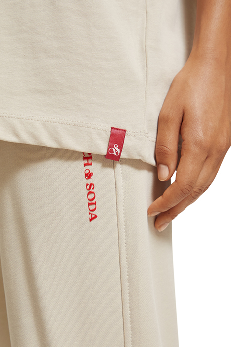 UNISEX ORGANIC COTTON CREWNECK T-SHIRT STONE 10