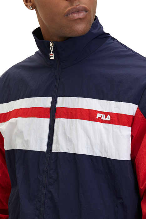 LUOYANG TRACK JACKET BLACK IRIS-BRIGHT WHITE-TRUE RED 6