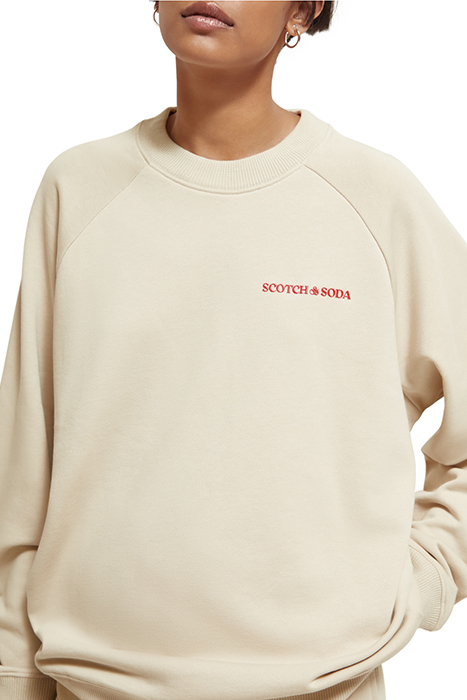 UNISEX ORGANIC CREWNECK SWEATSHIRT STONE 9