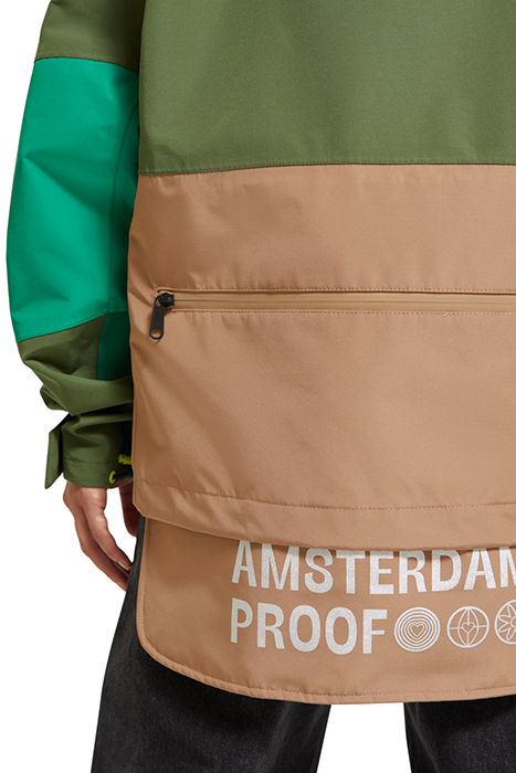AMSTERDAM PROOF RAINCOAT - FOLDABLE JACKET FOREST 9