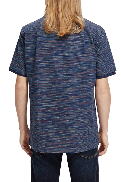 SPACED-OUT HORIZONTAL STRIPE SHIRT MULTI BLUE STRIPE 2