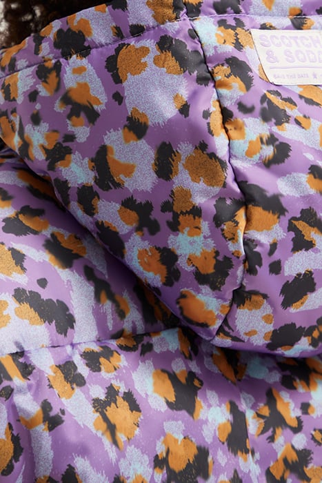 ALL-OVER PRINTED JACKET WITH REPREVE® FILLING FLORAL LEOPARD 9