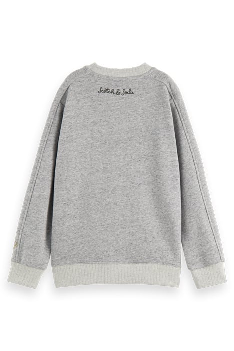 RELAXED-FIT ARTWORK SWEATSHIRT GREY MELANGE 5