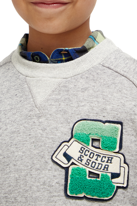 RELAXED-FIT ARTWORK SWEATSHIRT GREY MELANGE 6