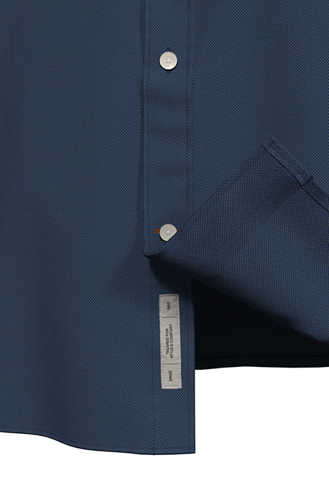 ESSENTIAL SOLID OXFORD SHIRT STORM BLUE 9