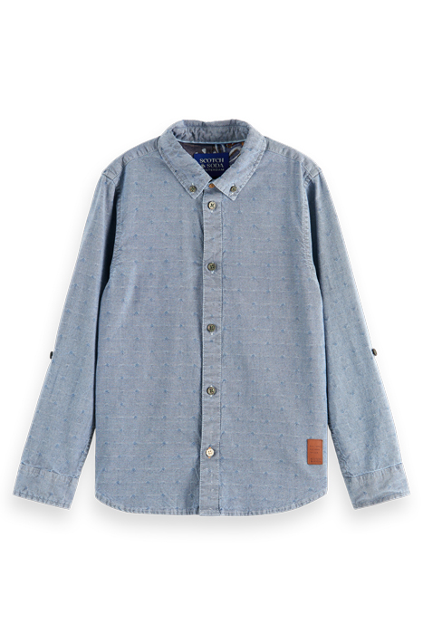 TEXTURED SMART INDIGO SHIRT INDIGO 6
