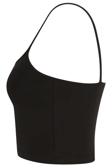 LONI CROPPED SPAGHETTI TOP BLACK 7