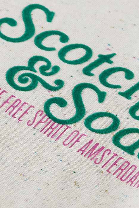 RELAXED FIT ARTWORK SWEATSHIRT OFF WHITE 7