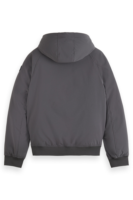 STRETCH PADDED HOODED JACKET MOON DUST 2