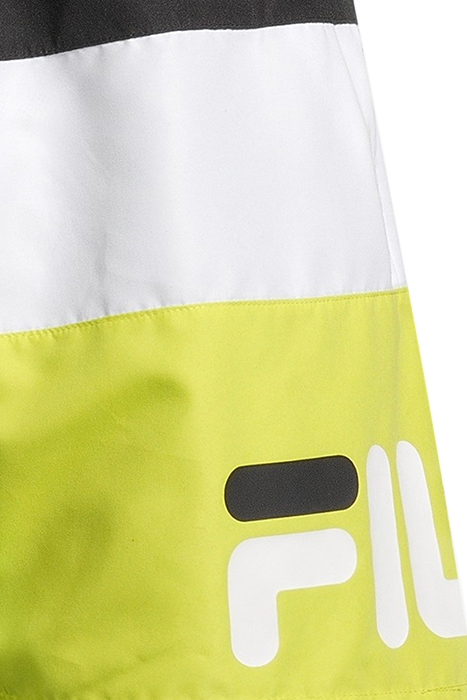 SIMBABWE BLOCKED BEACH SHORTS BLACK-BRIGHT WHITE-EVENING PRI 6