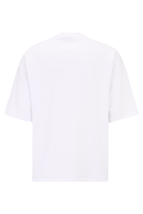 LOWELL OVERSIZED LOGO TEE BRIGHT WHITE 5