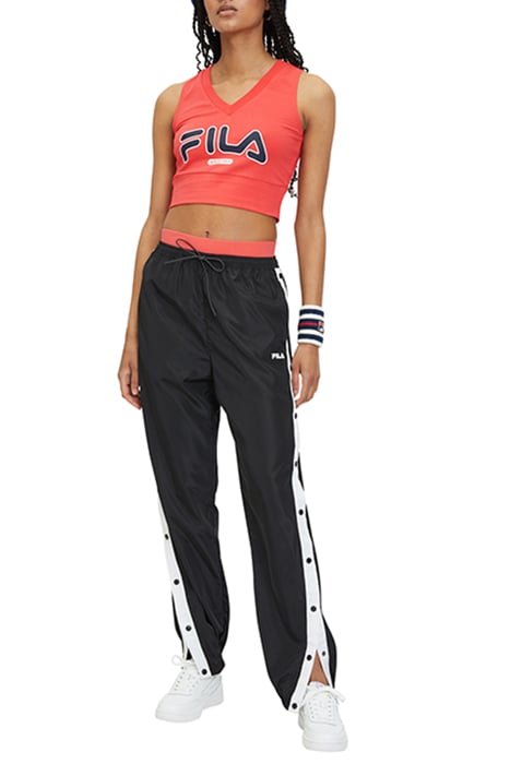 LAIXI CROPPED V-NECK TOP CAYENNE 3