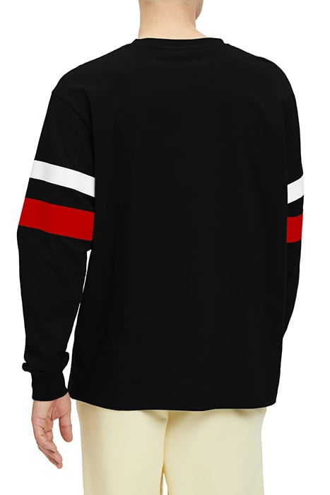 LUOHE OVERSIZED CREW SWEAT BLACK 2