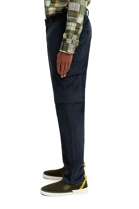 STUART - SLIM-FIT CORDUROY CARGO PANTS NIGHT 6