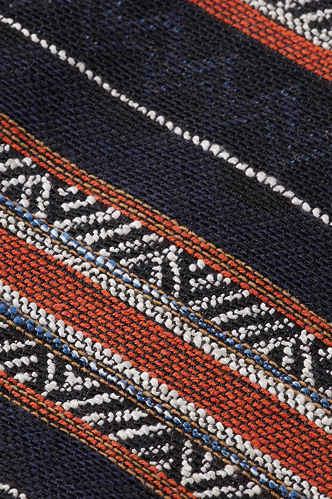 COTTON-BLEND JACQUARD TRUCKER JACKET NIGHT MULTICOLOUR STRIP 9