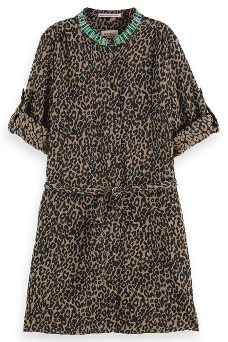 JACQUARD EMBROIDERY SHIRT DRESS CREATURES OF THE NIGHT JACQU 4