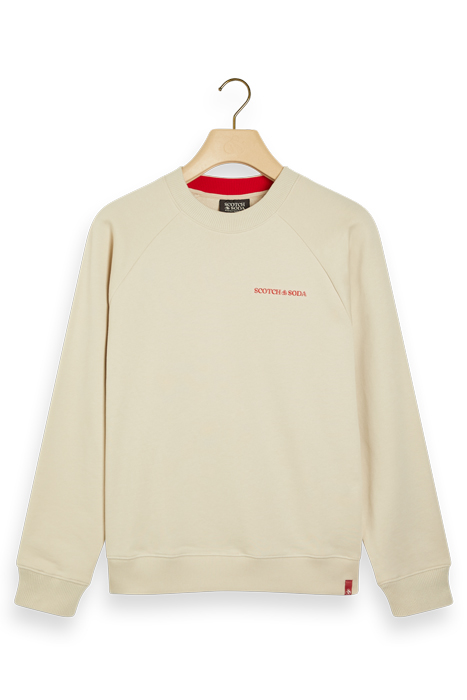 UNISEX ORGANIC CREWNECK SWEATSHIRT STONE 5