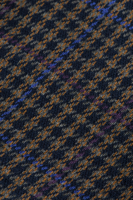 RELAXED SLIM-FIT KNITTED PANTS NIGHT CHECK 9