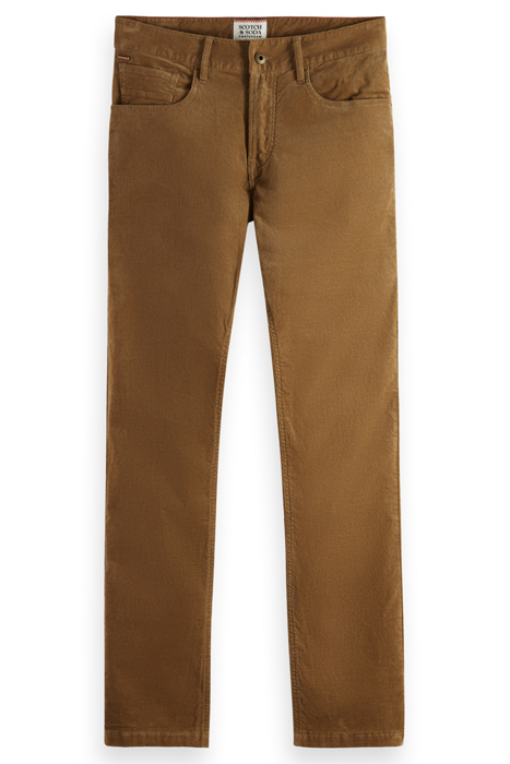 RALSTON - FINE CORDUROY 5-POCKET PANTS TAUPE 4