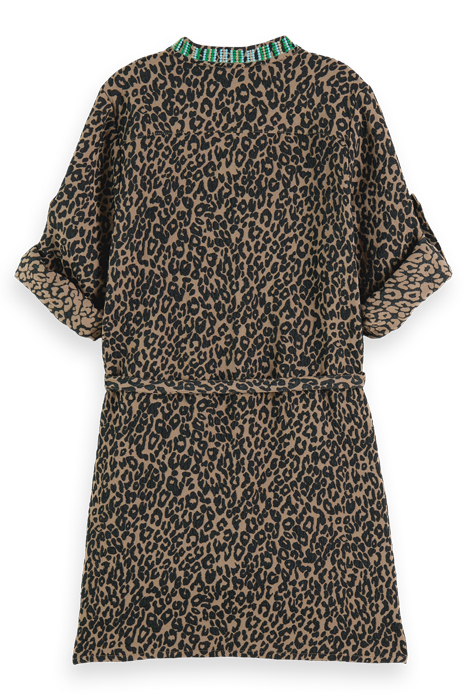 JACQUARD EMBROIDERY SHIRT DRESS CREATURES OF THE NIGHT JACQU 5