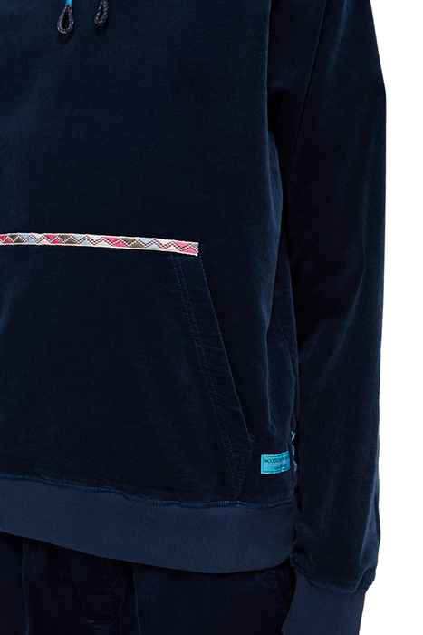 CORDUROY HOODIE STEEL 7