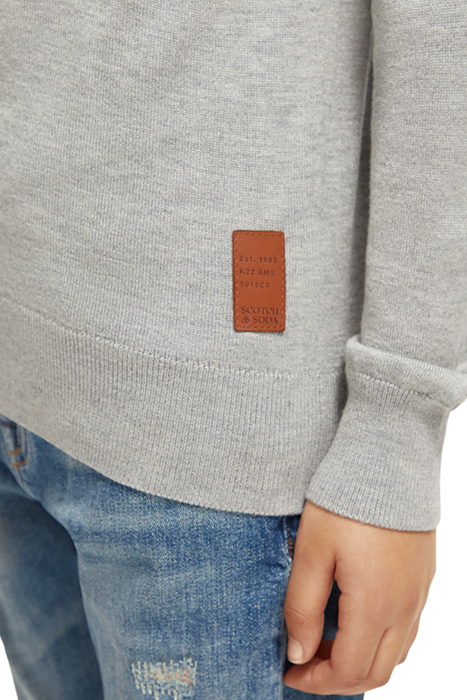 ROLL NECK PULLOVER GREY MELANGE 6