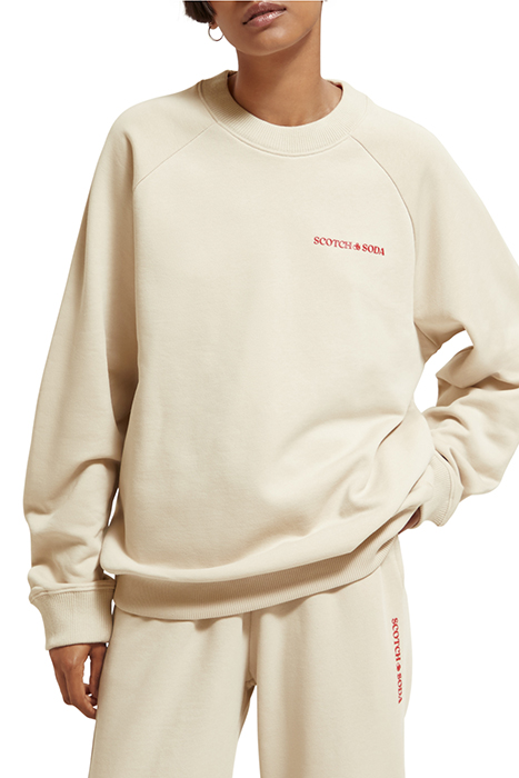 UNISEX ORGANIC CREWNECK SWEATSHIRT STONE 7