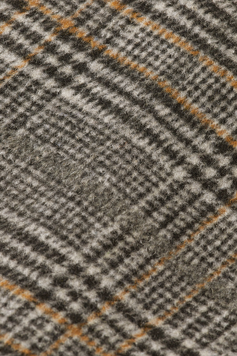 HAIRY BOUCLE OVERCOAT MULTI GREY CHECK 10